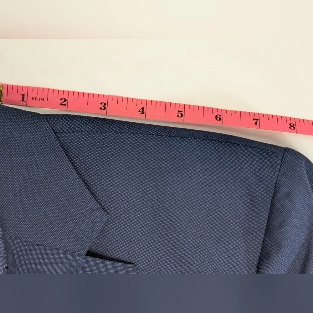 New Ted Baker London Jay CT Men's Navy Blazer Made in Italy 100% Wool Size 42L